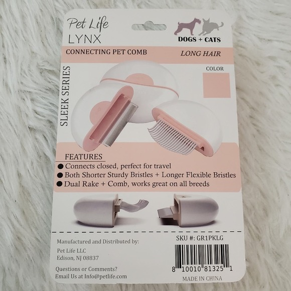 The Pet Life Lynx 2 In 1 Travel Pet Comb/Deshedder - Picture 6 of 6